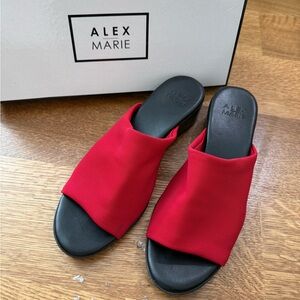 Alex Marie Latina mule, Lorenz Red - 8.5